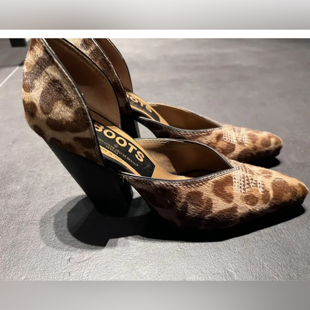 Golden Goose style calfskin heels handmade
Golden Goose